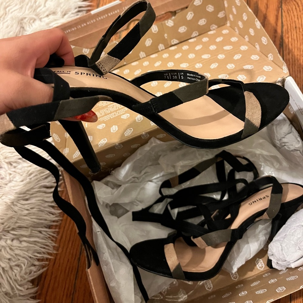 Laced heels
